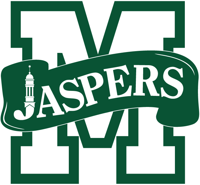 Manhattan Jaspers 2012-Pres Primary Logo iron on paper